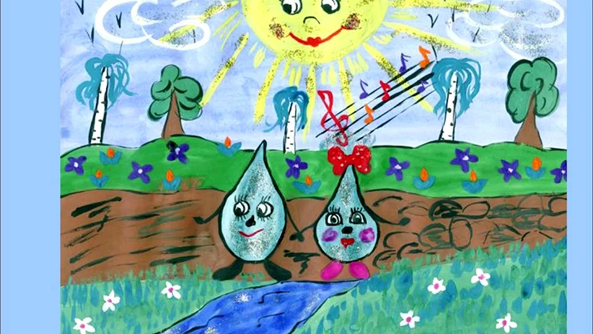 Рисование на тему вода