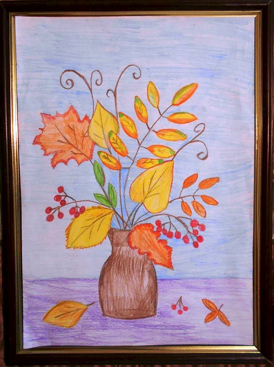 Рисование осенний букет