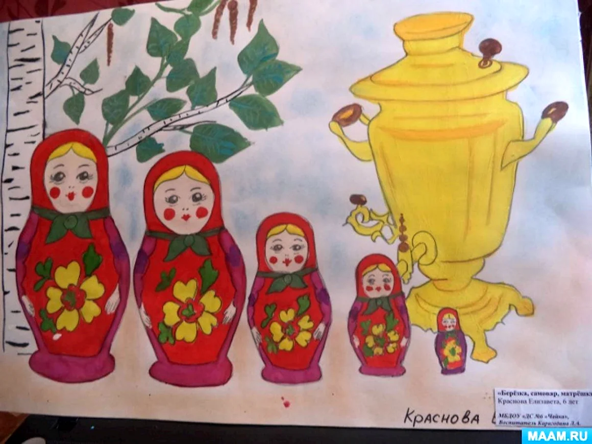 Рисование символы России в подготовительной группе
