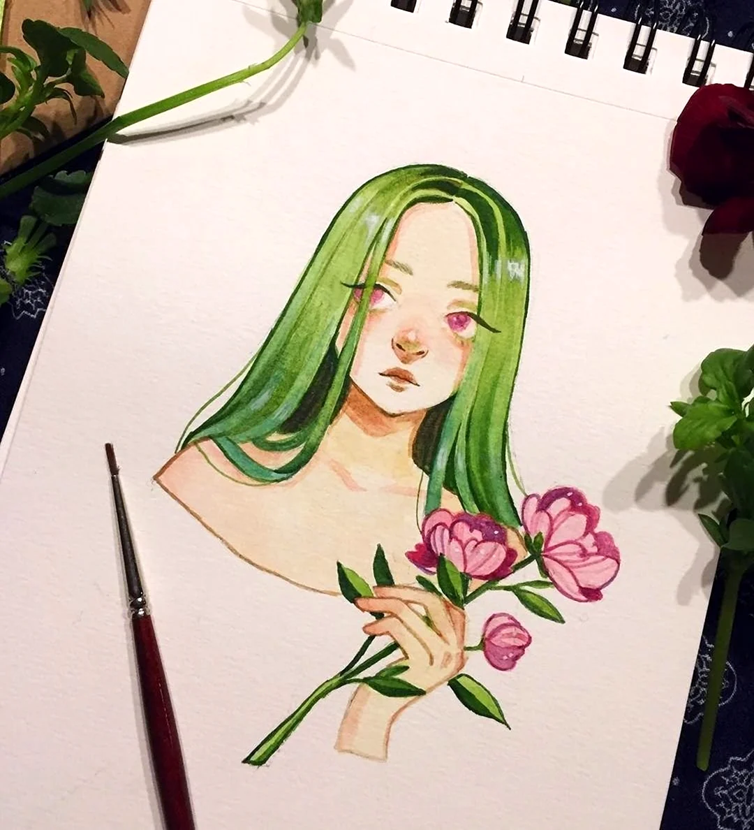 Рисование в скетчбуке