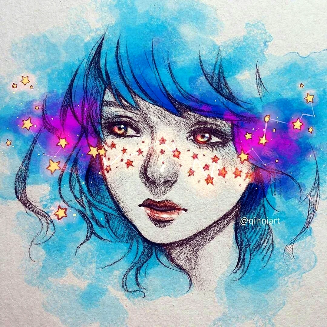 Рисунки акварелью