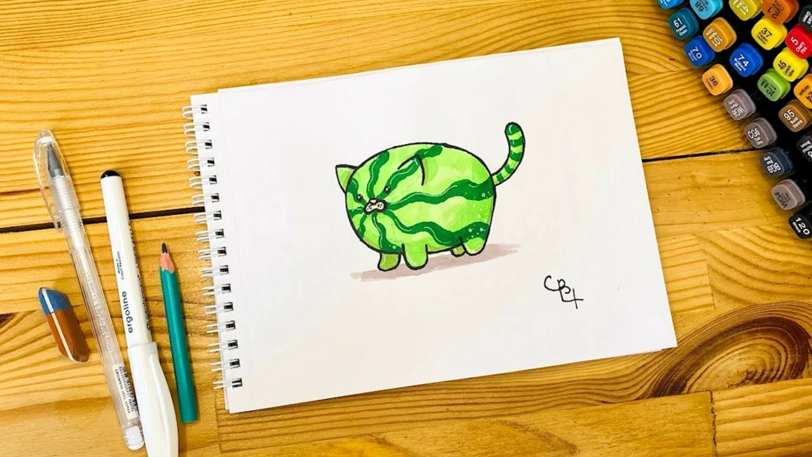 Рисунки для срисовки маркерами