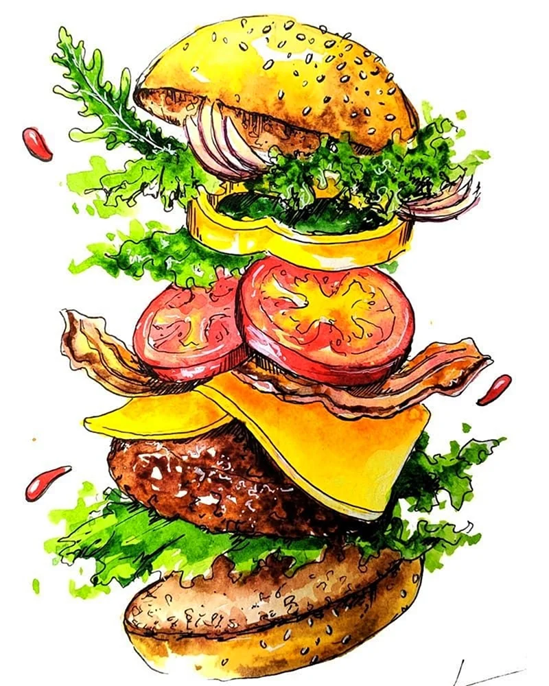 Рисунки еды
