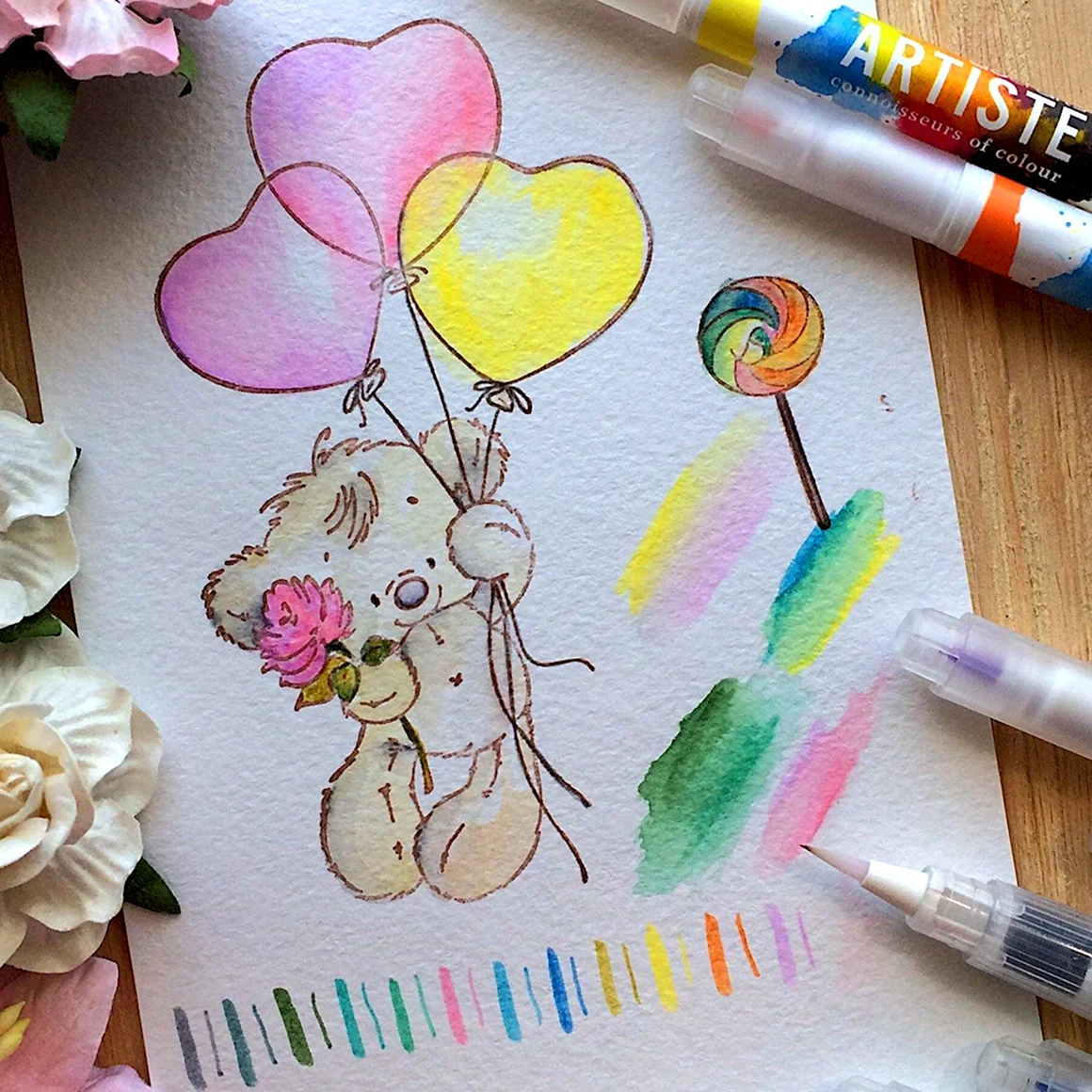 Рисунки фломастерами