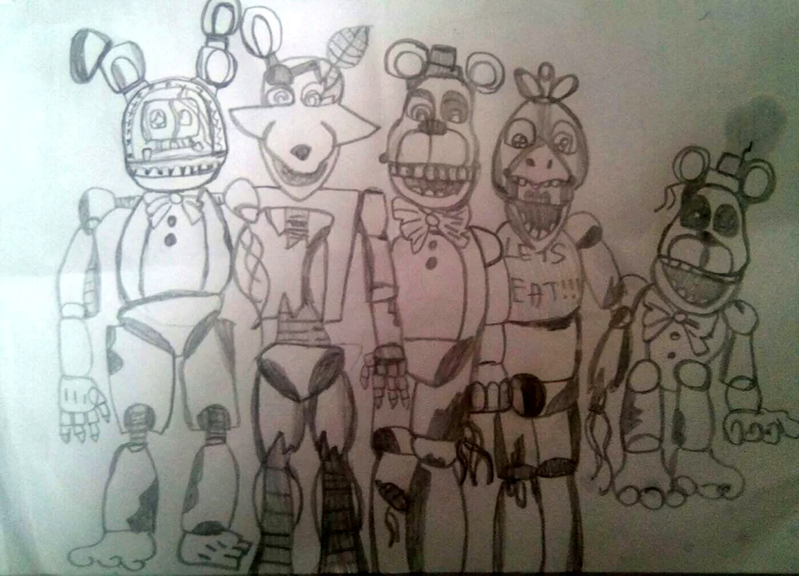 Рисунки ФНАФ 9