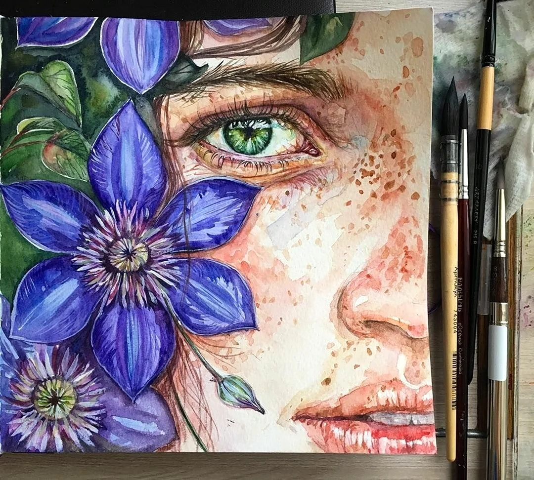 Рисунки гуашью