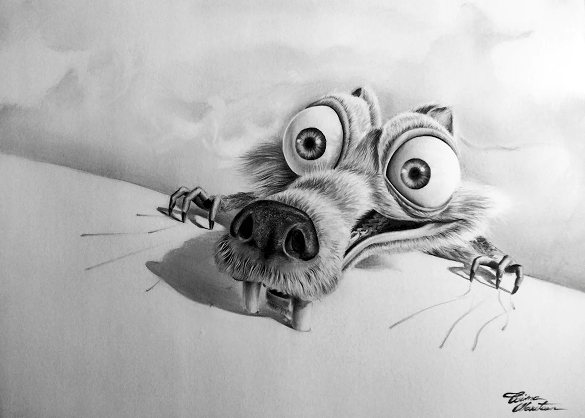 Рисунки карандашом прикольные