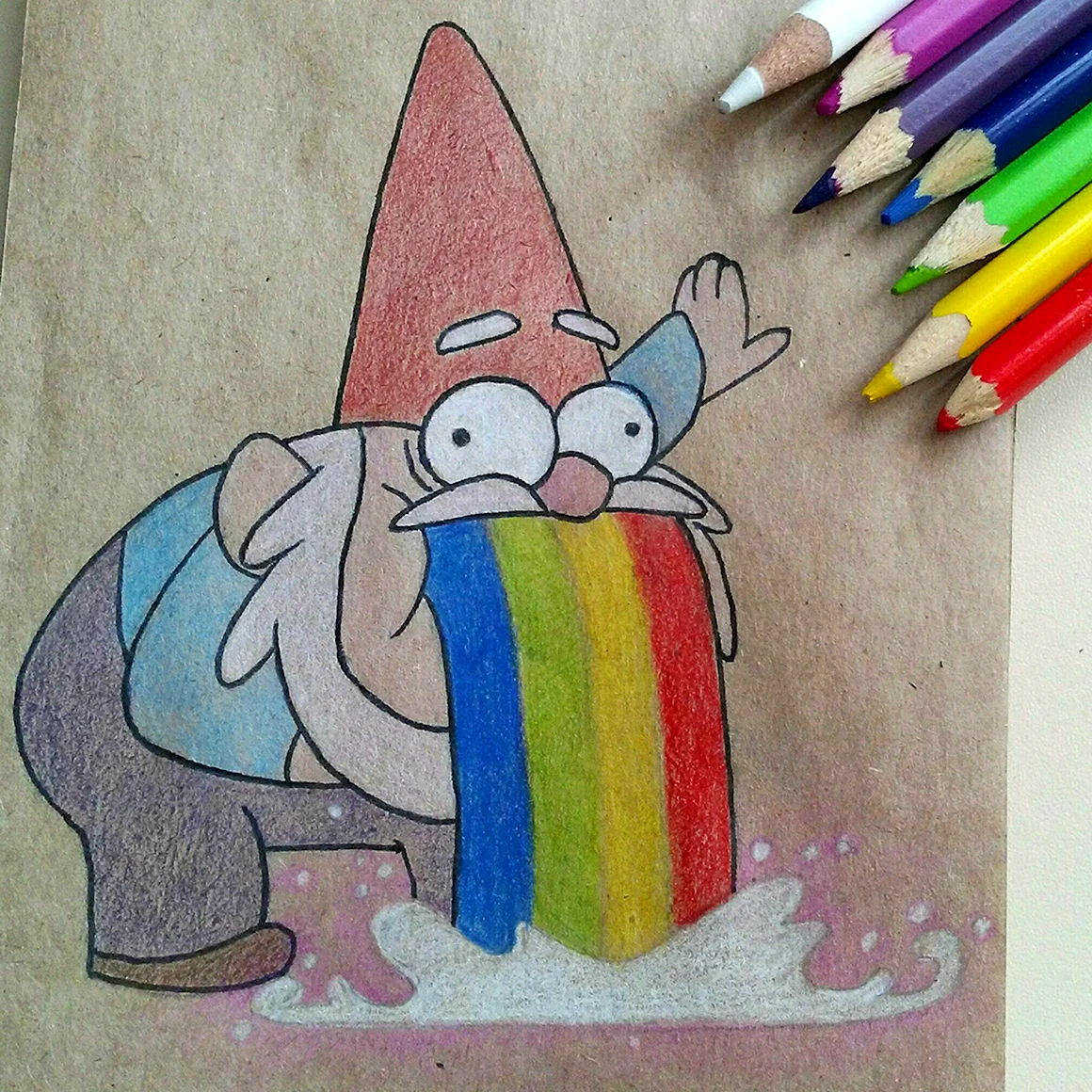 Рисунки цветные легкие