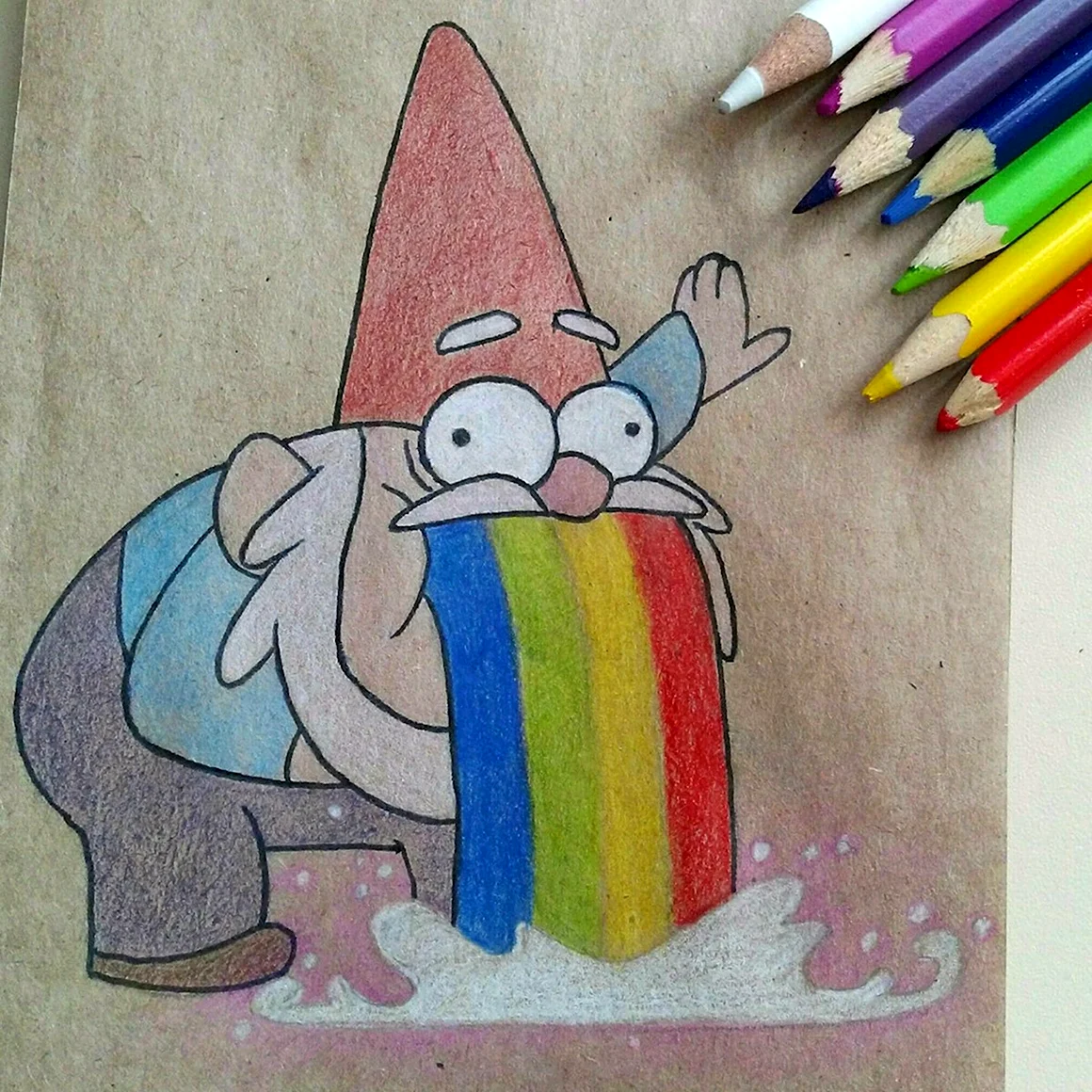 Рисунки цветные легкие