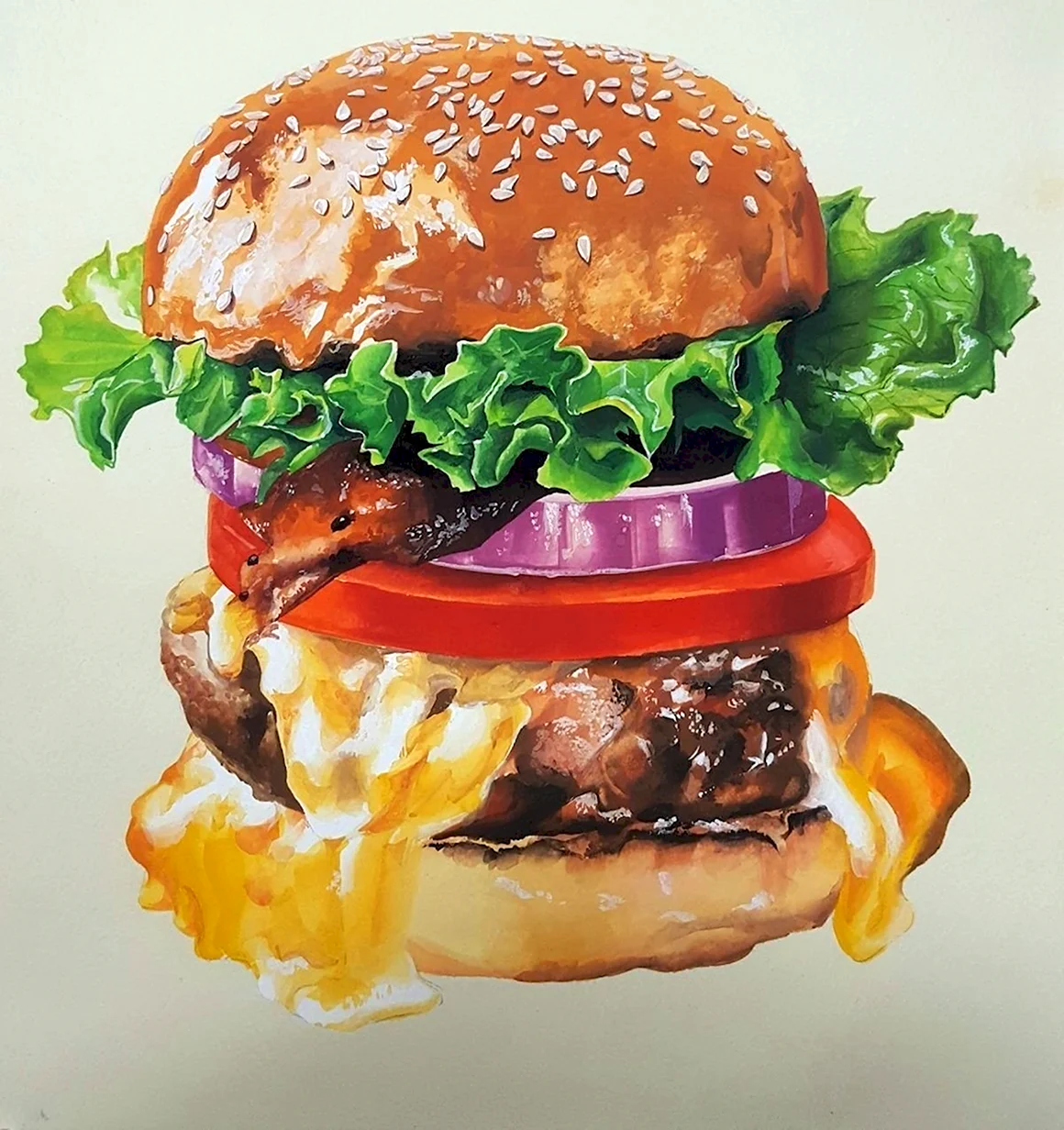 Рисунок бургера