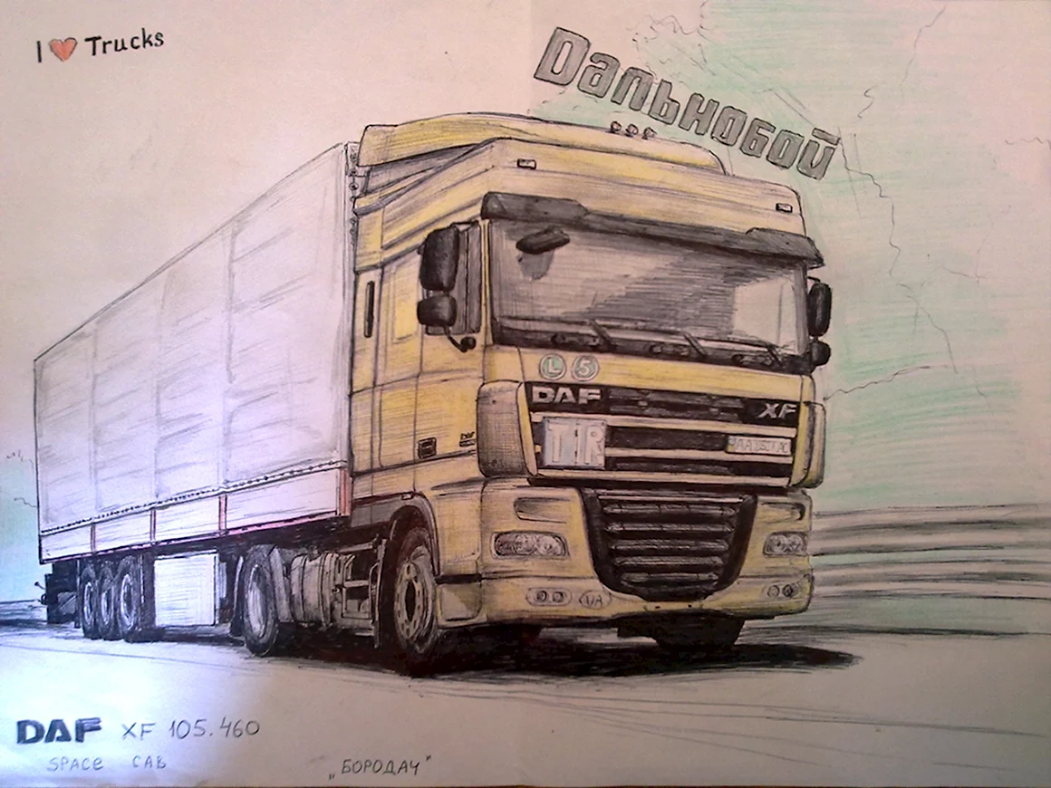 Рисунок DAF XF 105