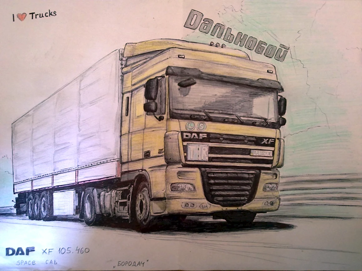 Рисунок DAF XF 105