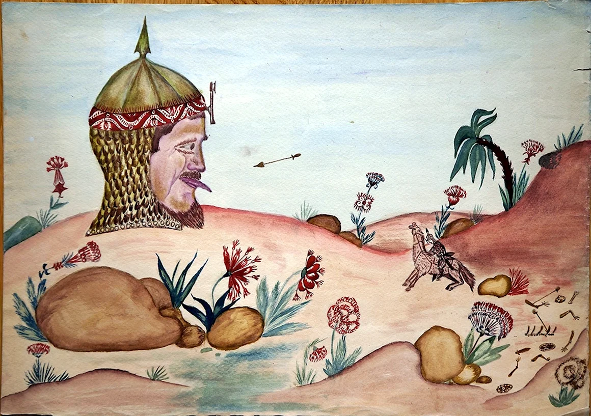 Рисунок к Руслану и Людмиле