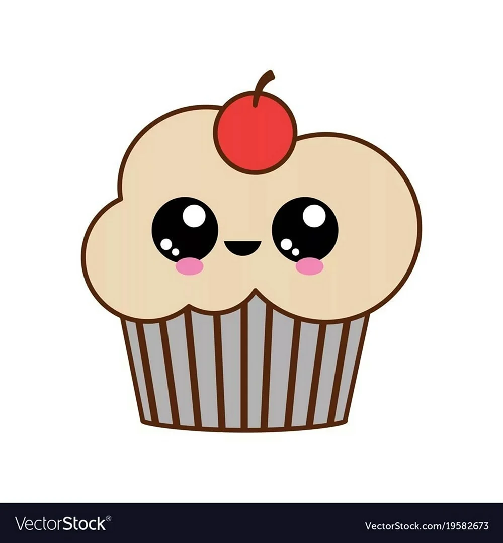 Рисунок кексика