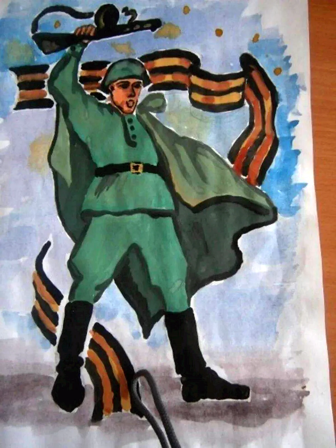 Рисунок ко Дню защитника Отечества