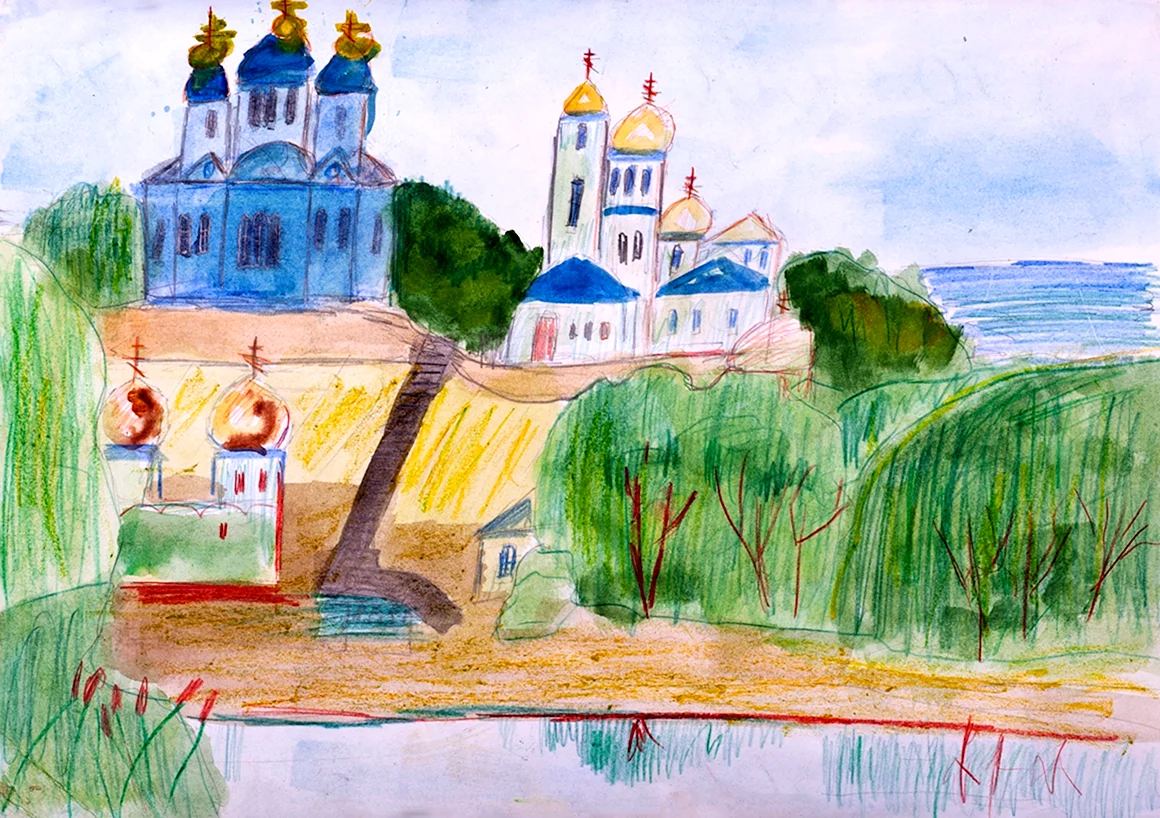 Рисунок коренной пустыни Курск