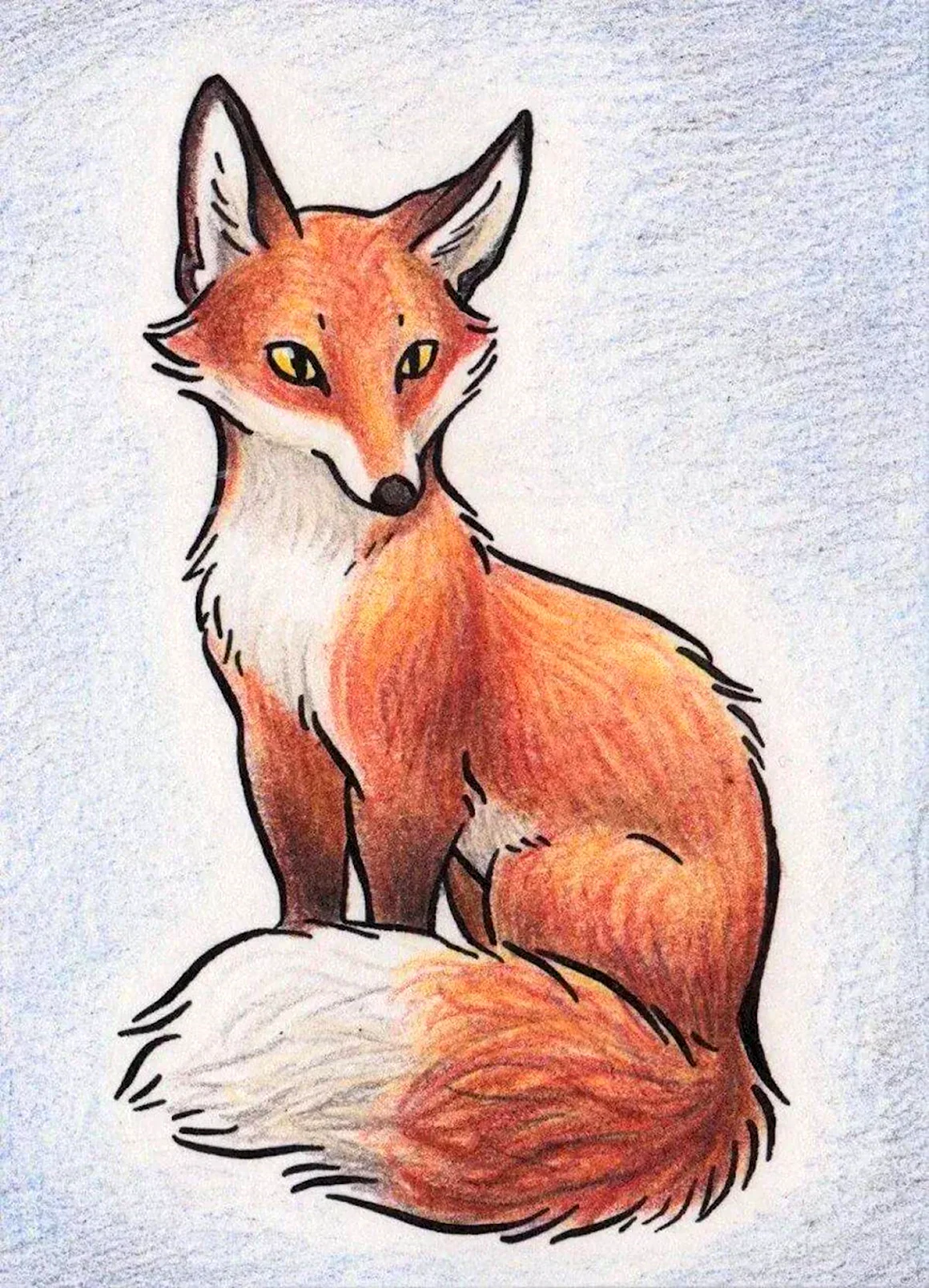 Рисунок лисы