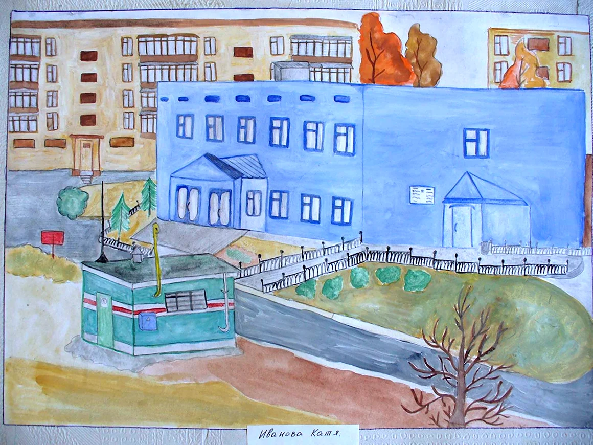Рисунок моя школа