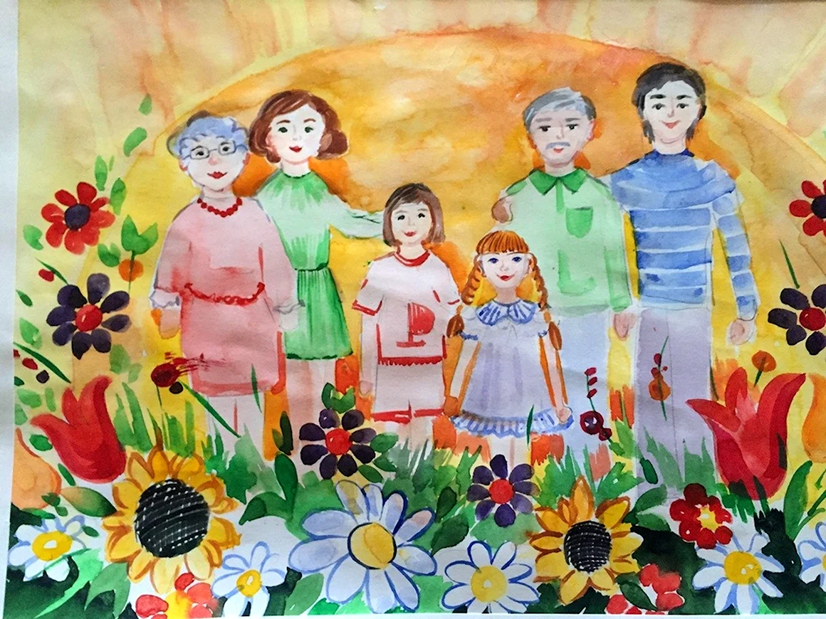 Рисунок на день семьи