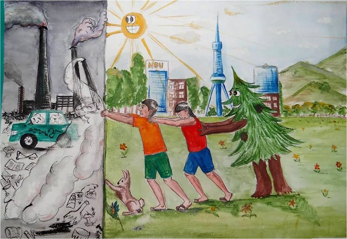 Рисунок на экологическую тему