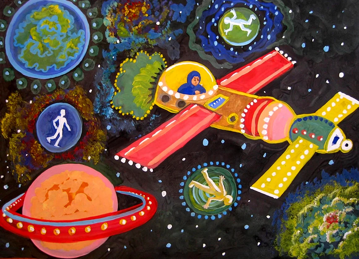 Рисунок на космическую тему