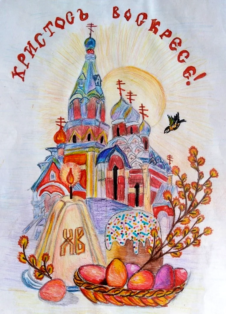 Рисунок на Пасху