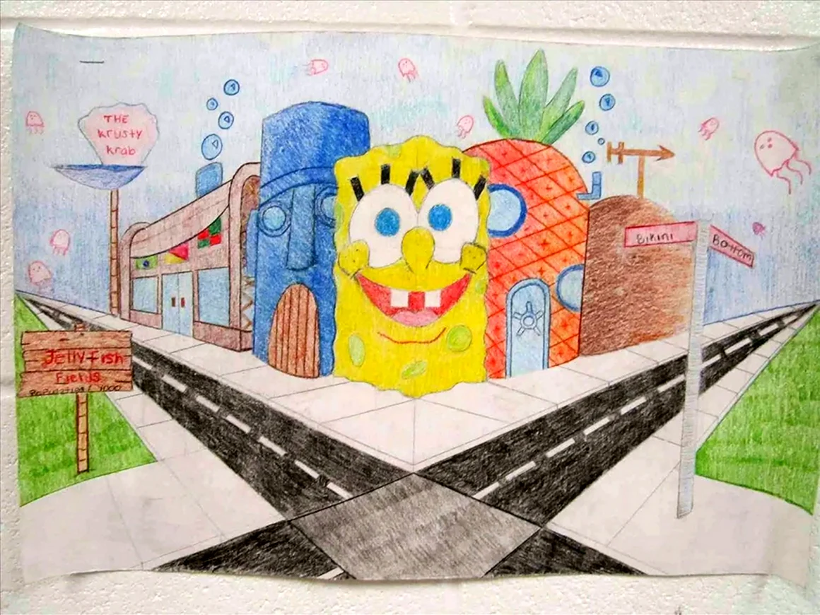 Рисунок на тему город