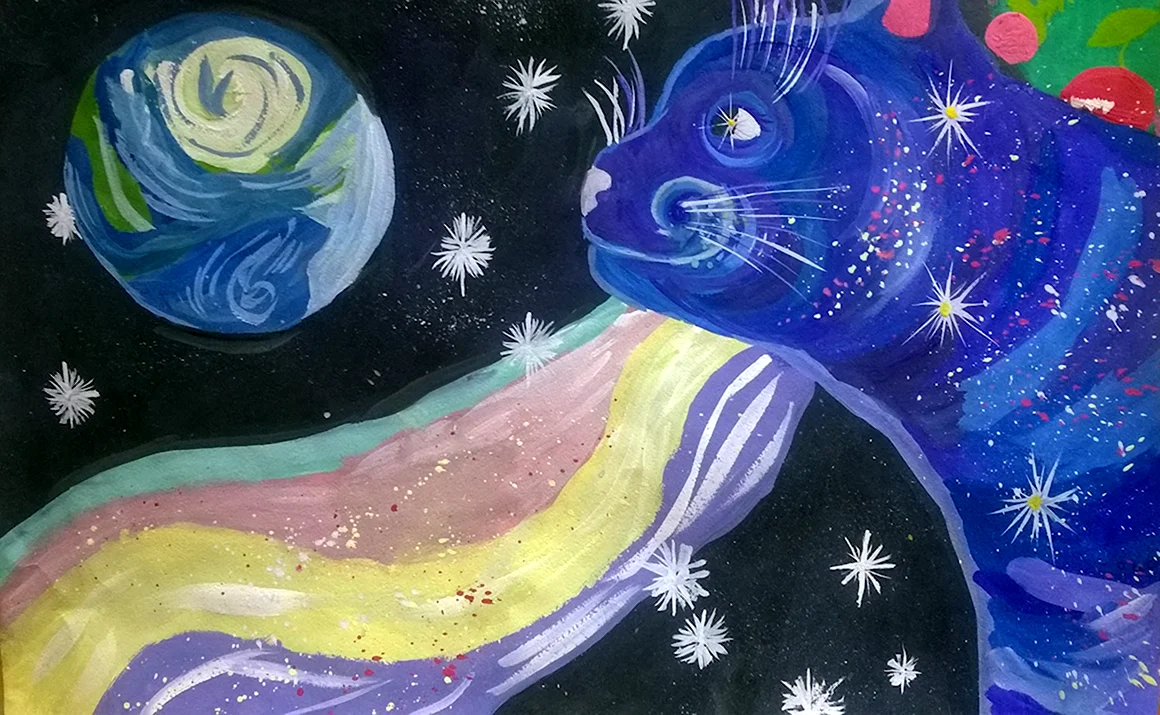Рисунок на тему космос