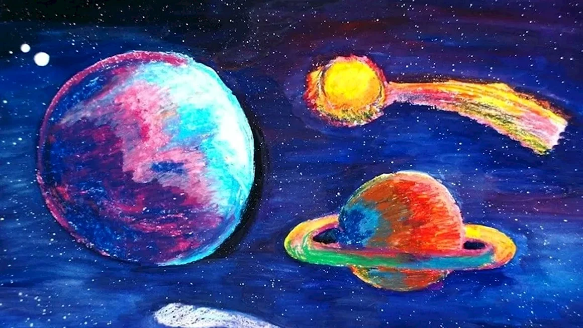 Рисунок на тему космос