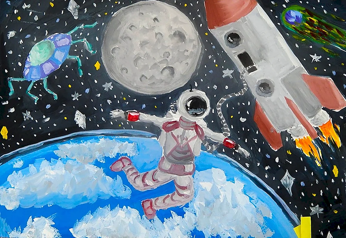 Рисунок на тему космос