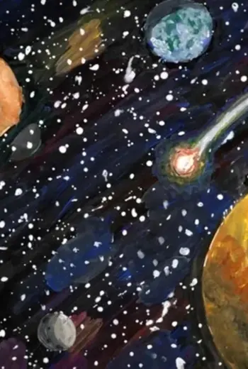 Рисунок на тему космос