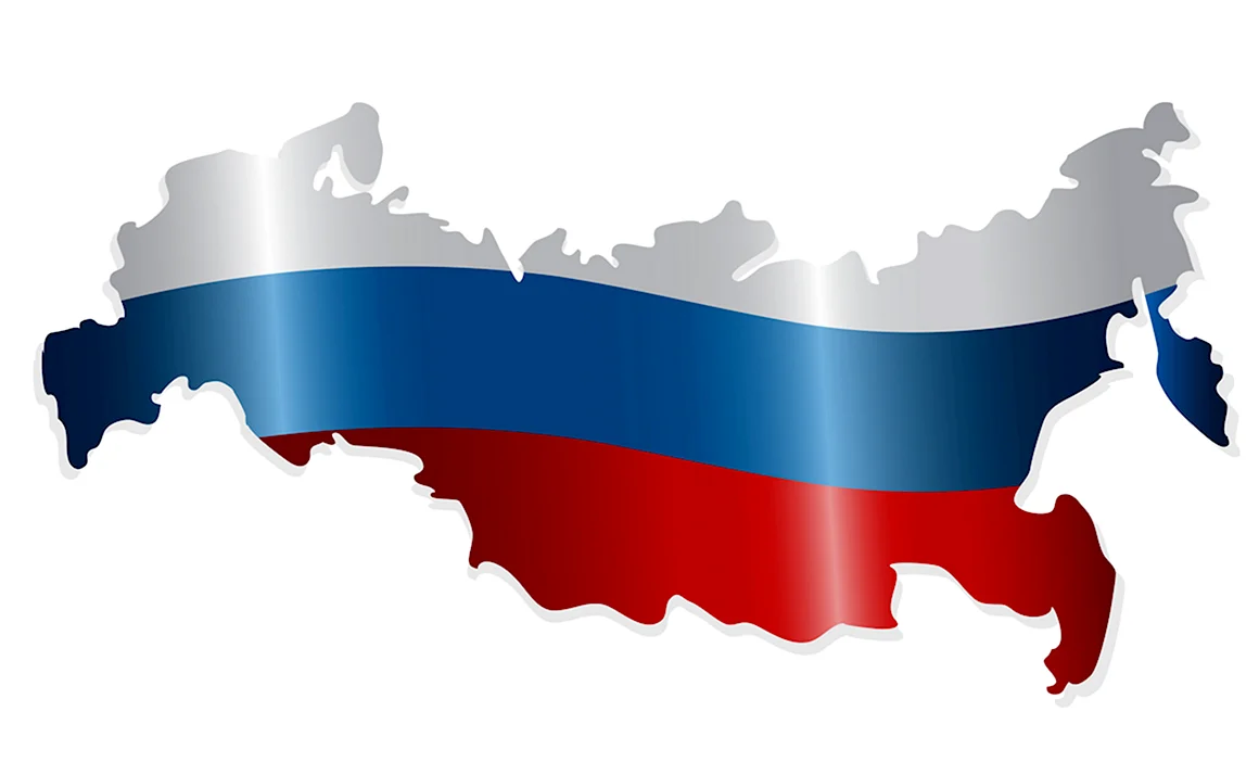 Россия на белом фоне