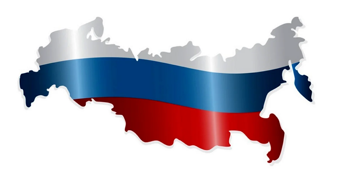 Россия на белом фоне