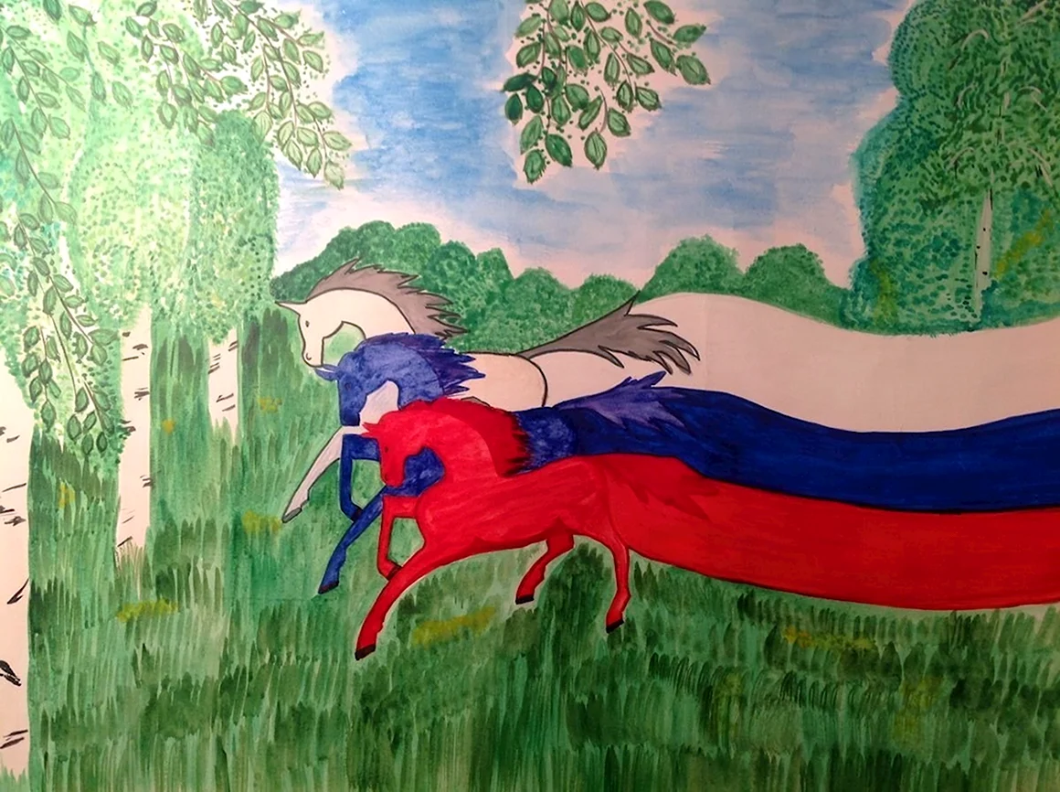 Россия рисунок