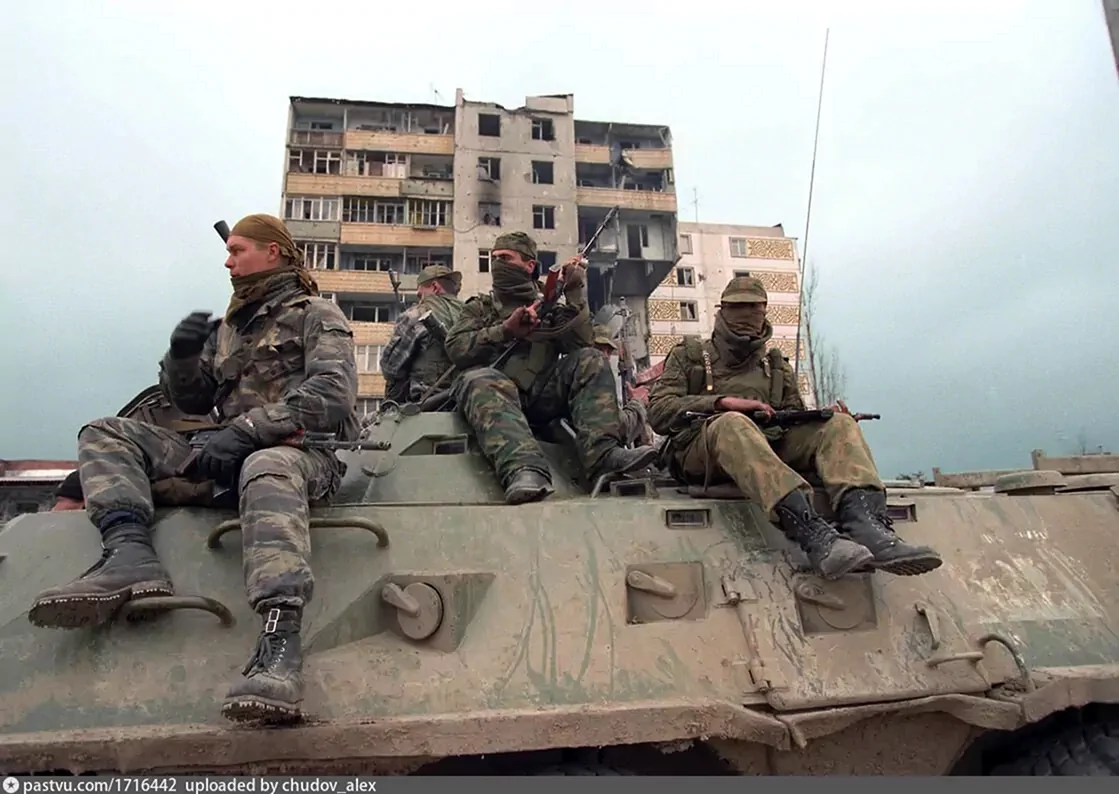 Российская армия в Чечне 1995