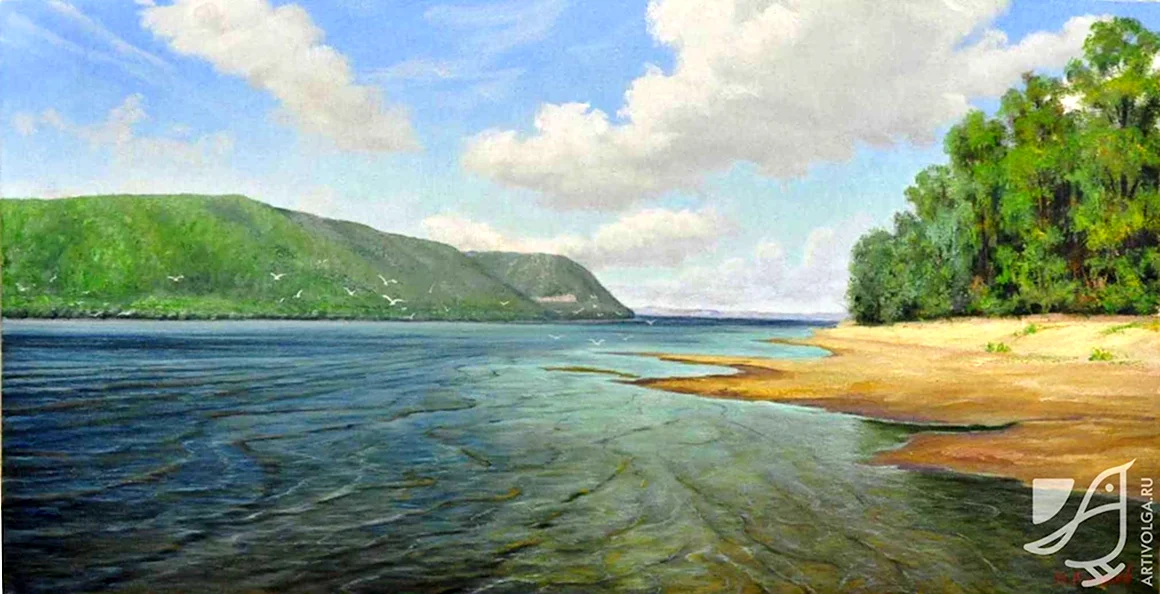 Ротанин Андрей художник Самарская лука