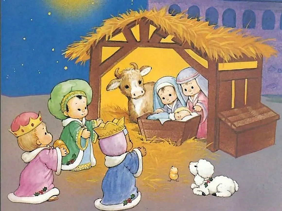 Рождественские рисунки