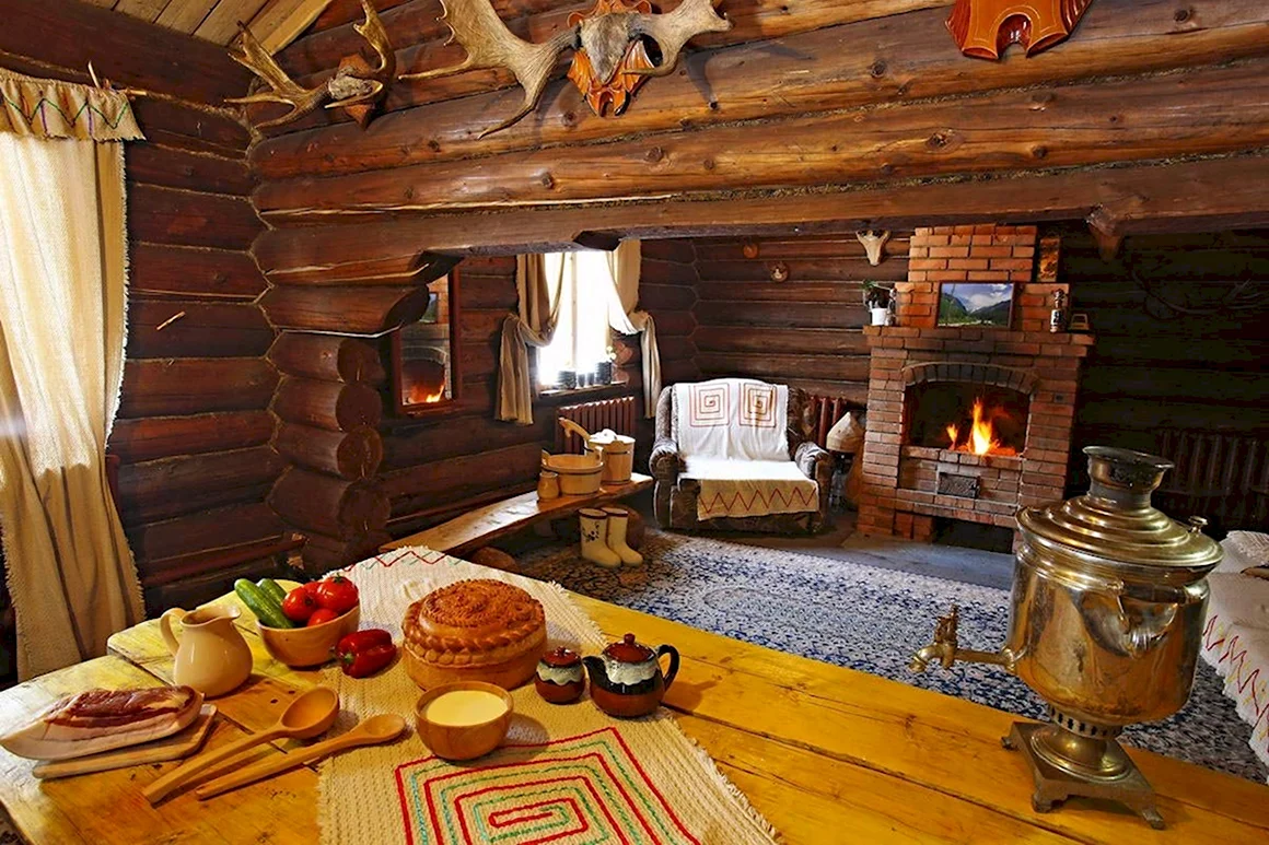 Русская изба н.и Кравцов