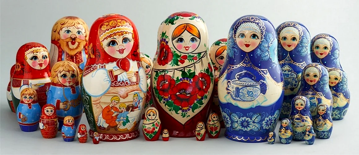 Русская Матрешка народный промысел