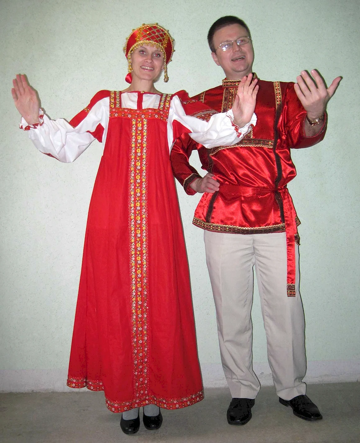 Русский костюм мужской и женский