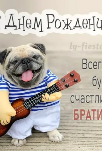 С днём рождения брату