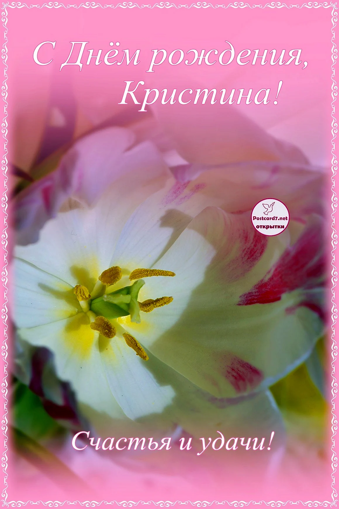 С днём рождения Кристина
