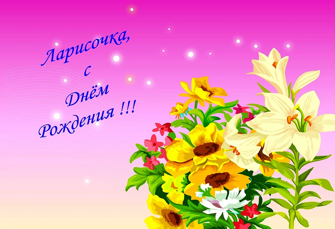 С днём рождения Лариса