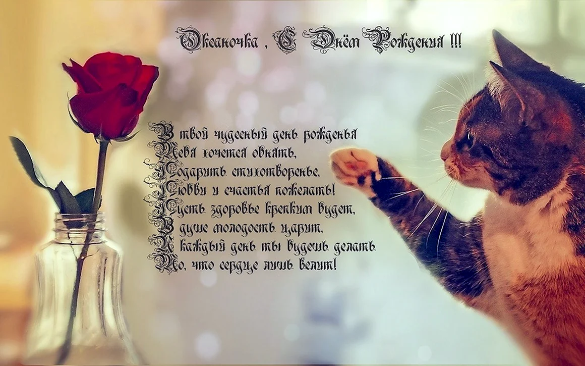 С днём рождения Оксаночка