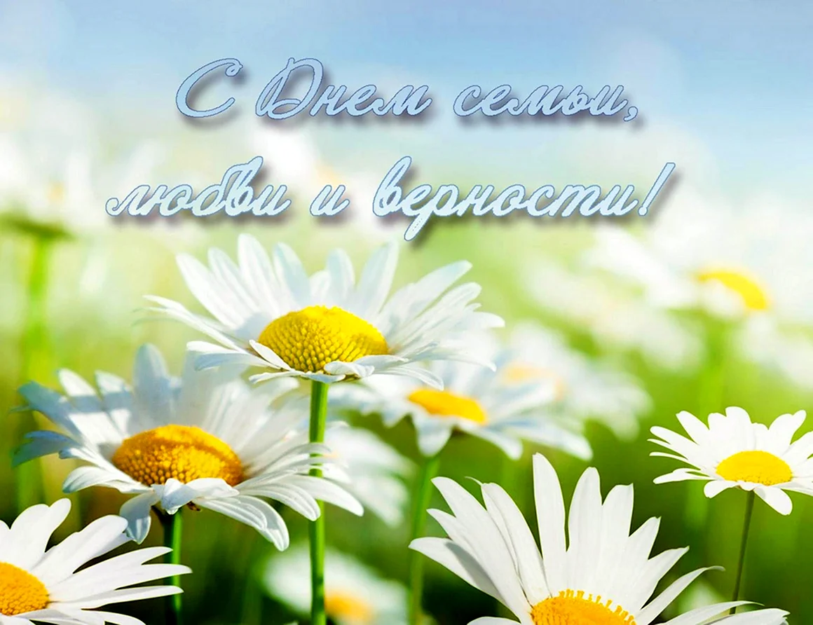 С днём семьи любви и верности