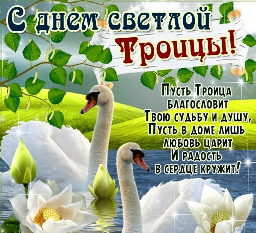 С праздником Троицы любимый