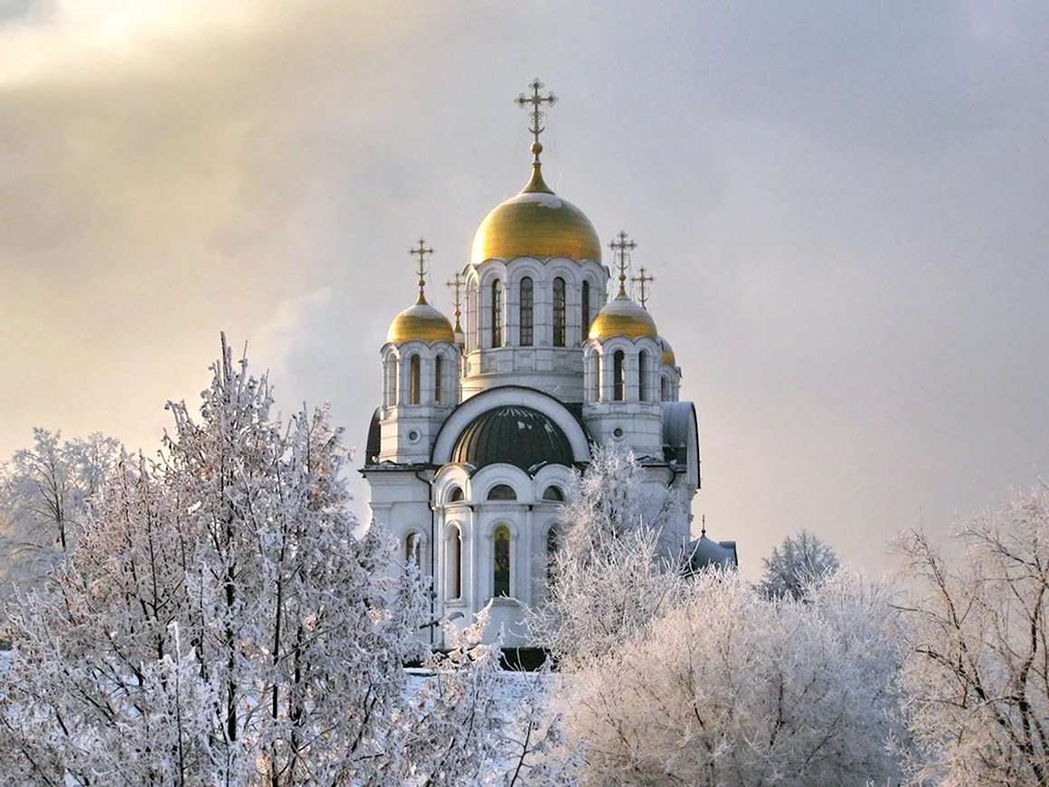 Самара храм зима