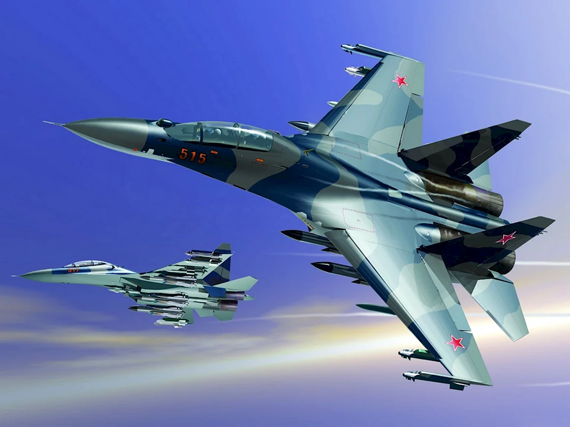 Самолет Су 30 МК