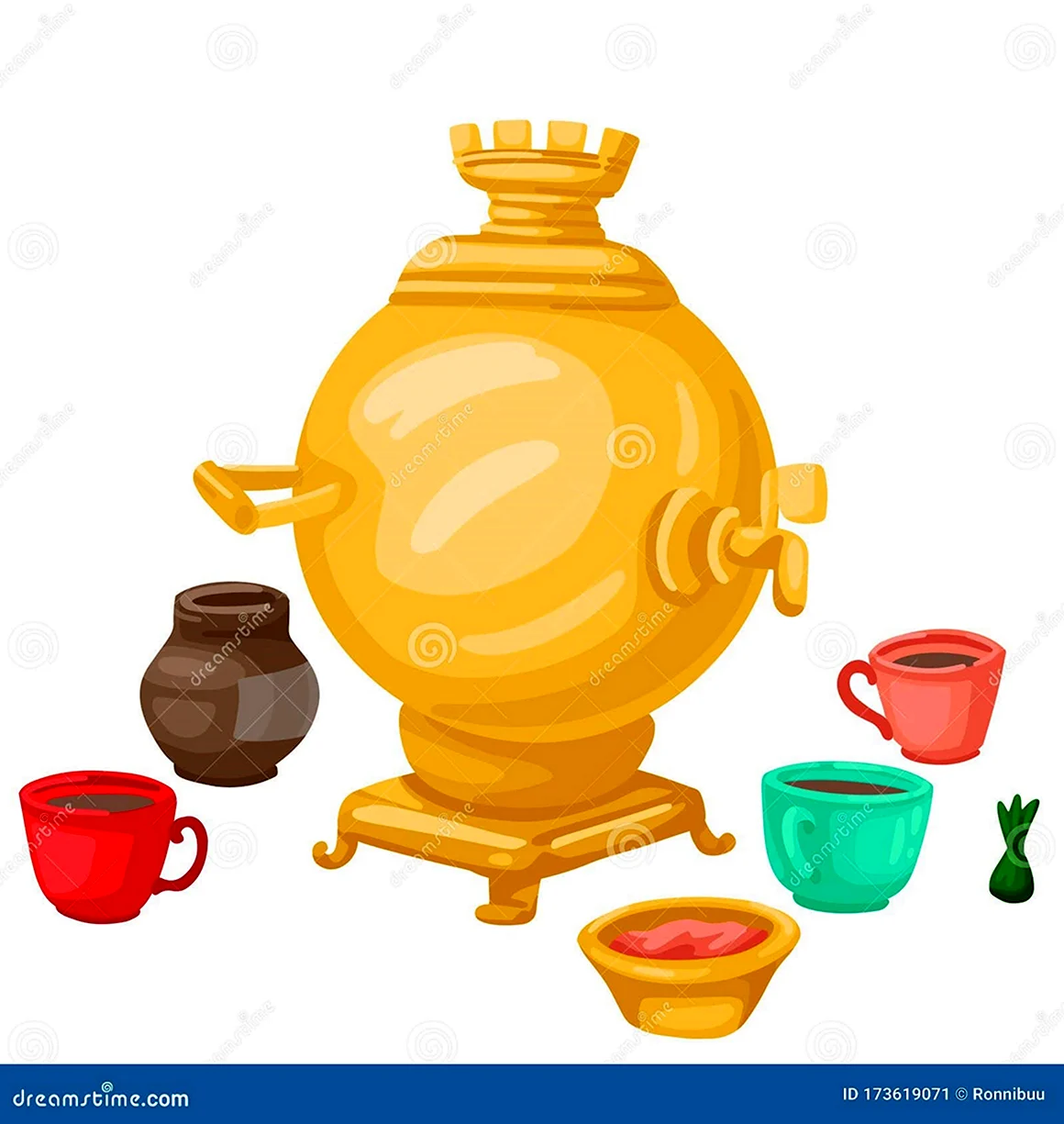Самовар из мультфильма