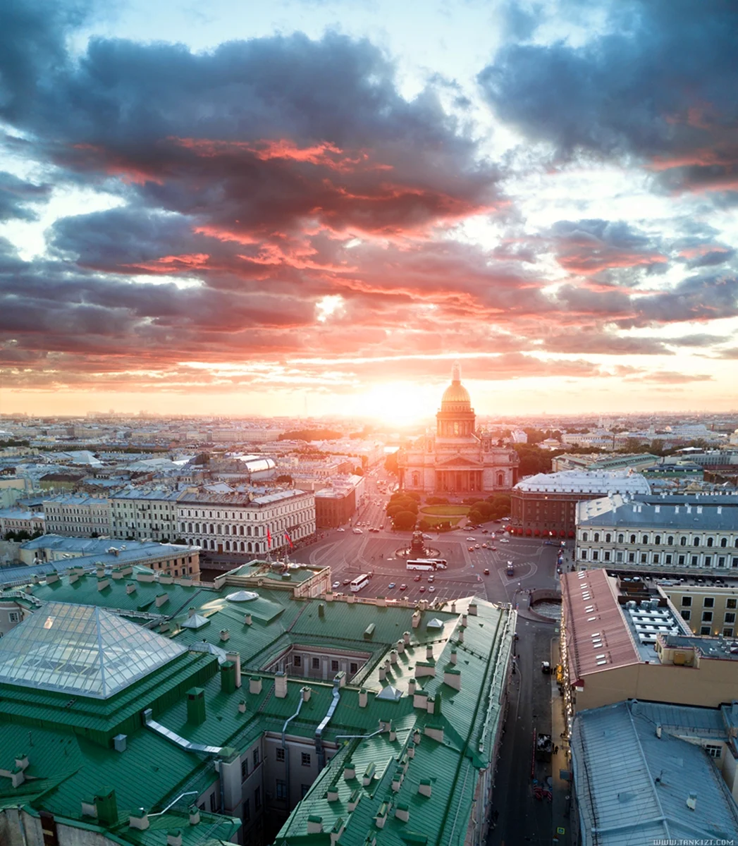 Санкт-Петербург с высоты птичьего полета